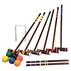Franklin Sports Intermediate 6 Player Croquet Set