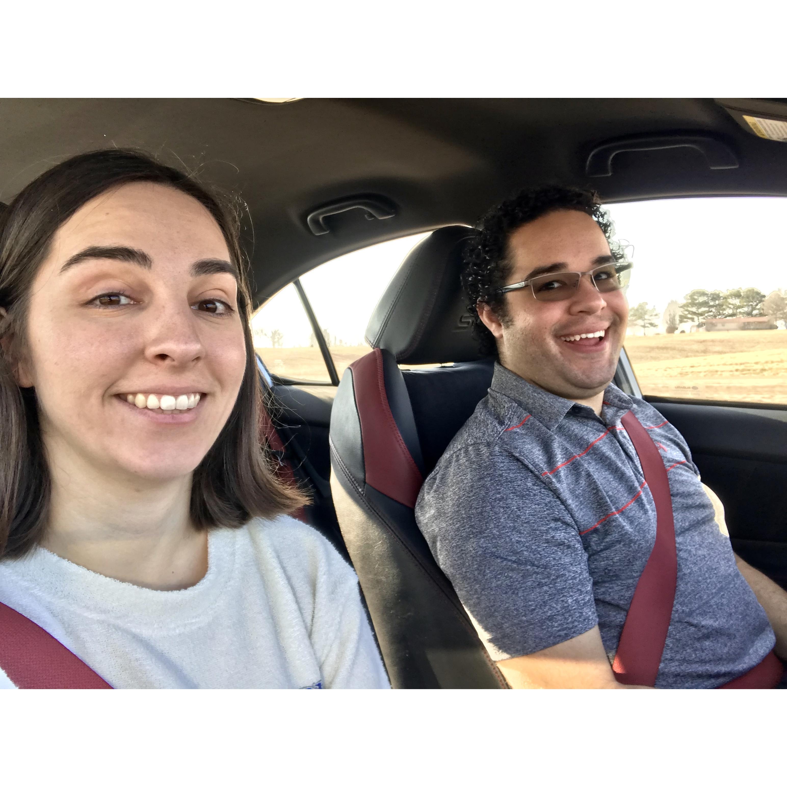 We enjoy riding around in our Subarus, especially the WRX STi. #Subiegang