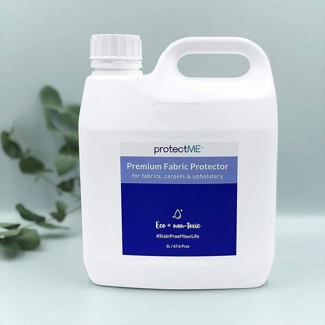 protectME Premium Fabric Protector and Stain Guard for Upholstery Carpet Shoes - Non Toxic, Water Based, Non-Flammable Protector Refill - 67.7 fl. Ounces