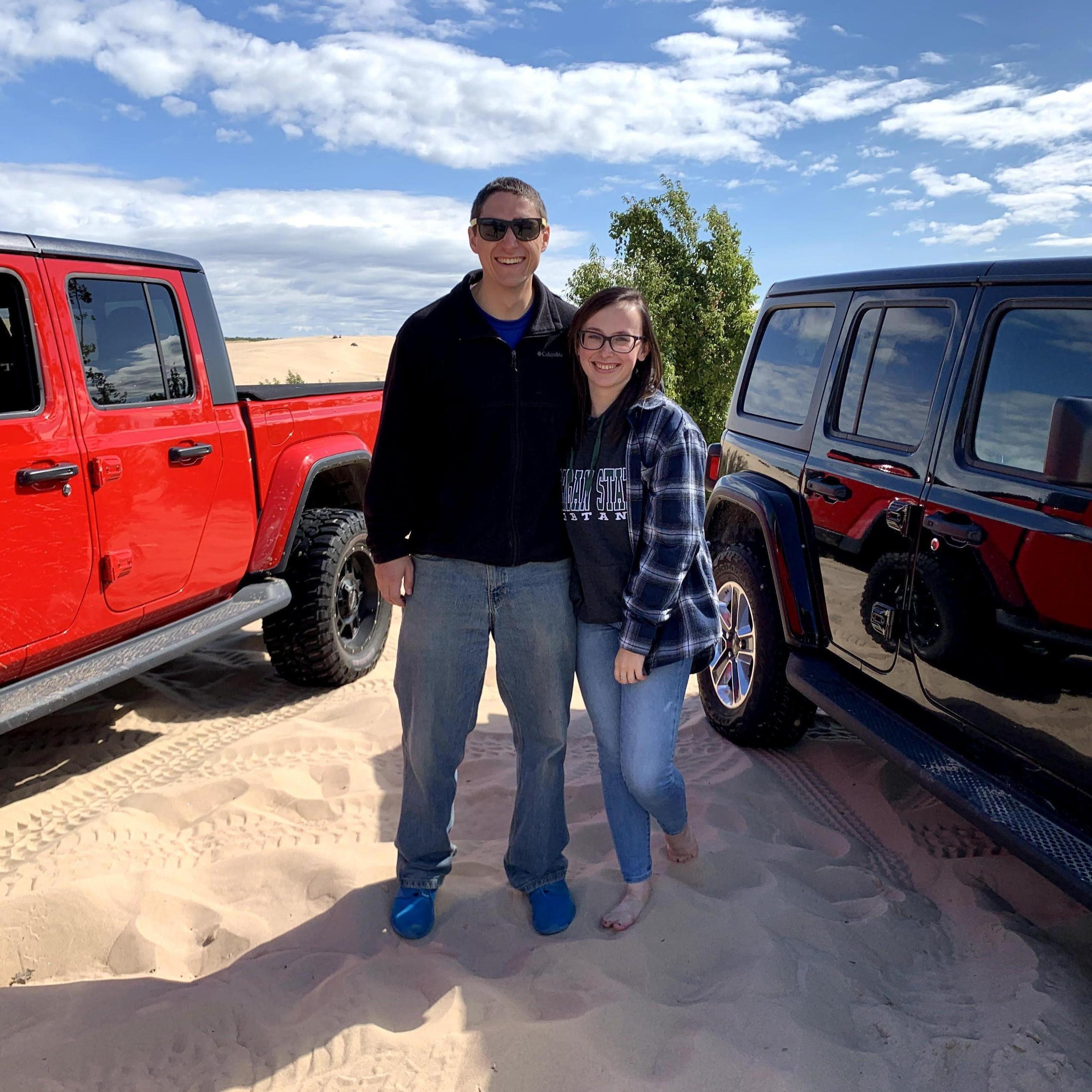 Jeeps at the Dunes