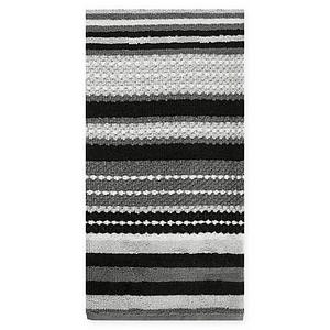 KitchenSmart Colors - KitchenSmart® Colors Multi Stripe Kitchen Towel in Mineral Grey/Caviar