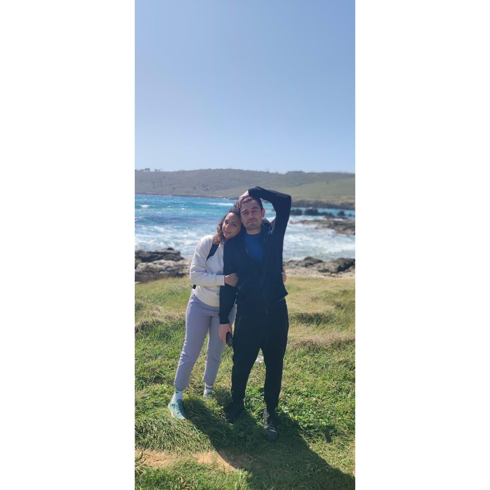 We hiked in Otranto on a beautiful day