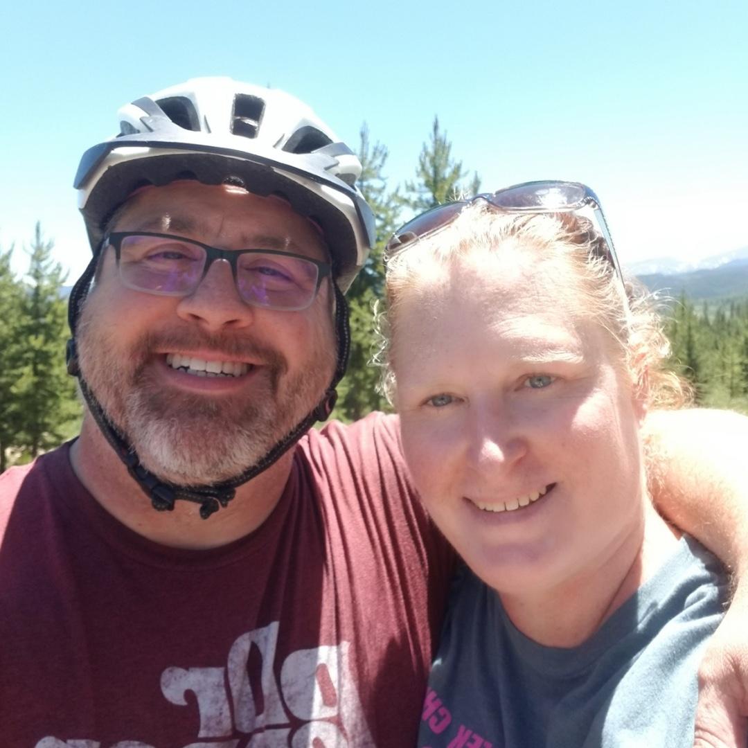 Barry teaches Lori to ride a bike… again.