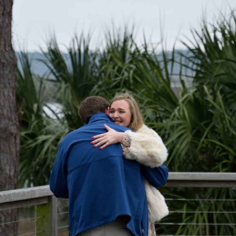 Sax just asked me to marry him... We were both so excited. I hadn't seen the ring yet.