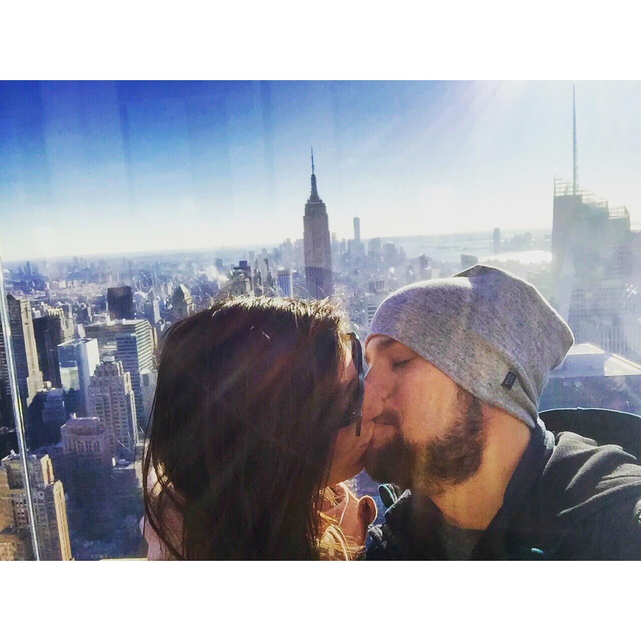 Our first trip to NYC, on a very cold Valentine's Day! {2016}