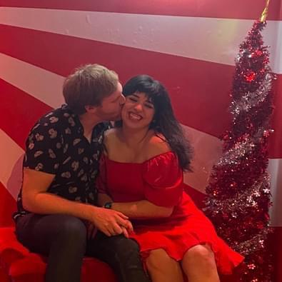 Their first time celebrating Ellie's birthday together! December 2021