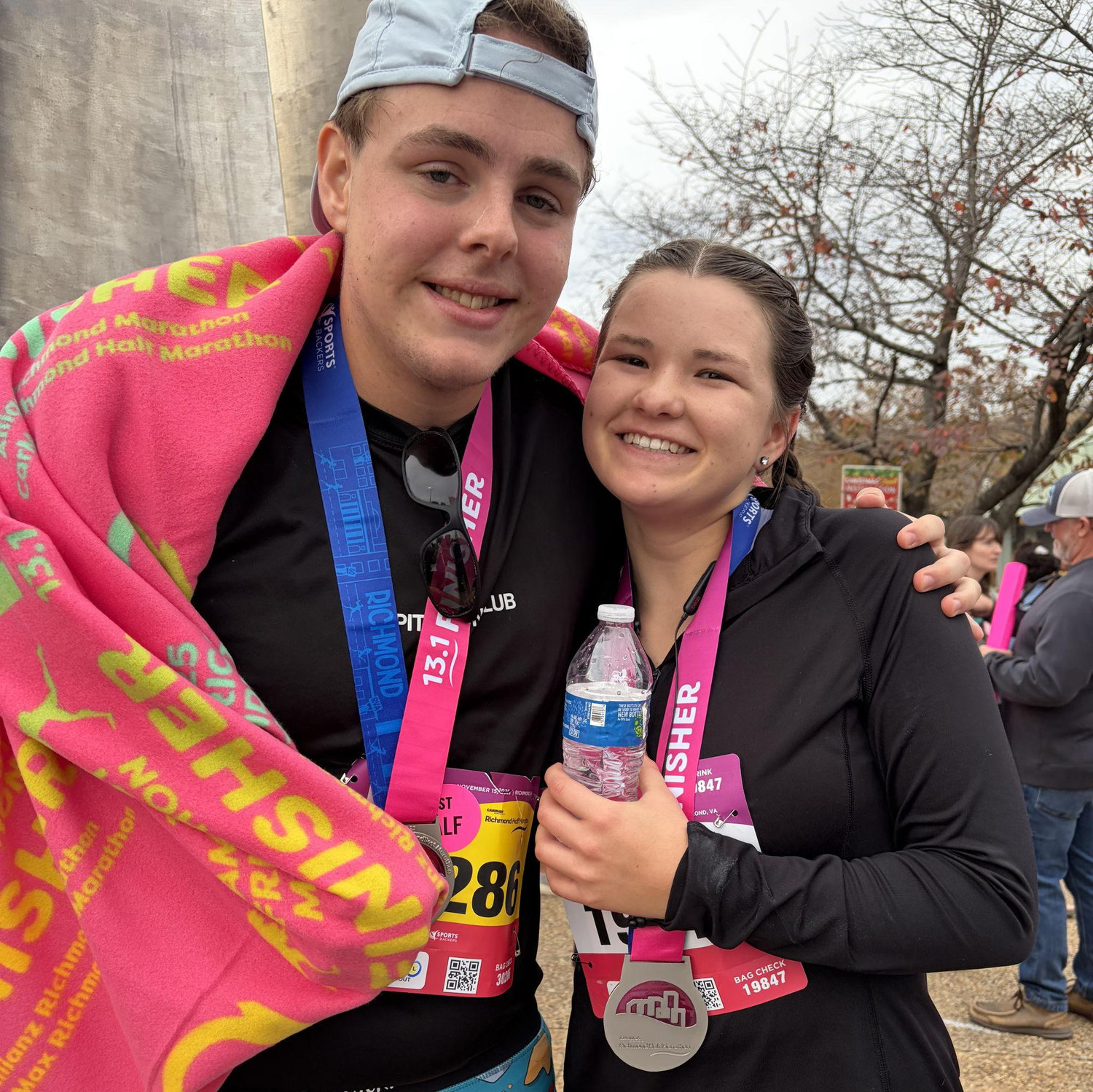 Our first half marathon together!