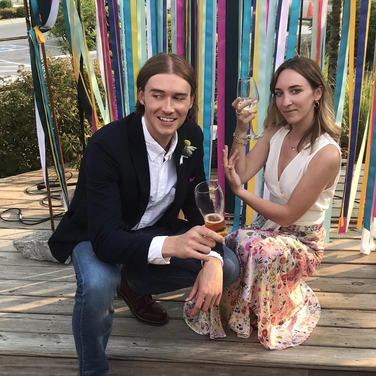 Squatting at Megan & Parker's Wedding, June 2019