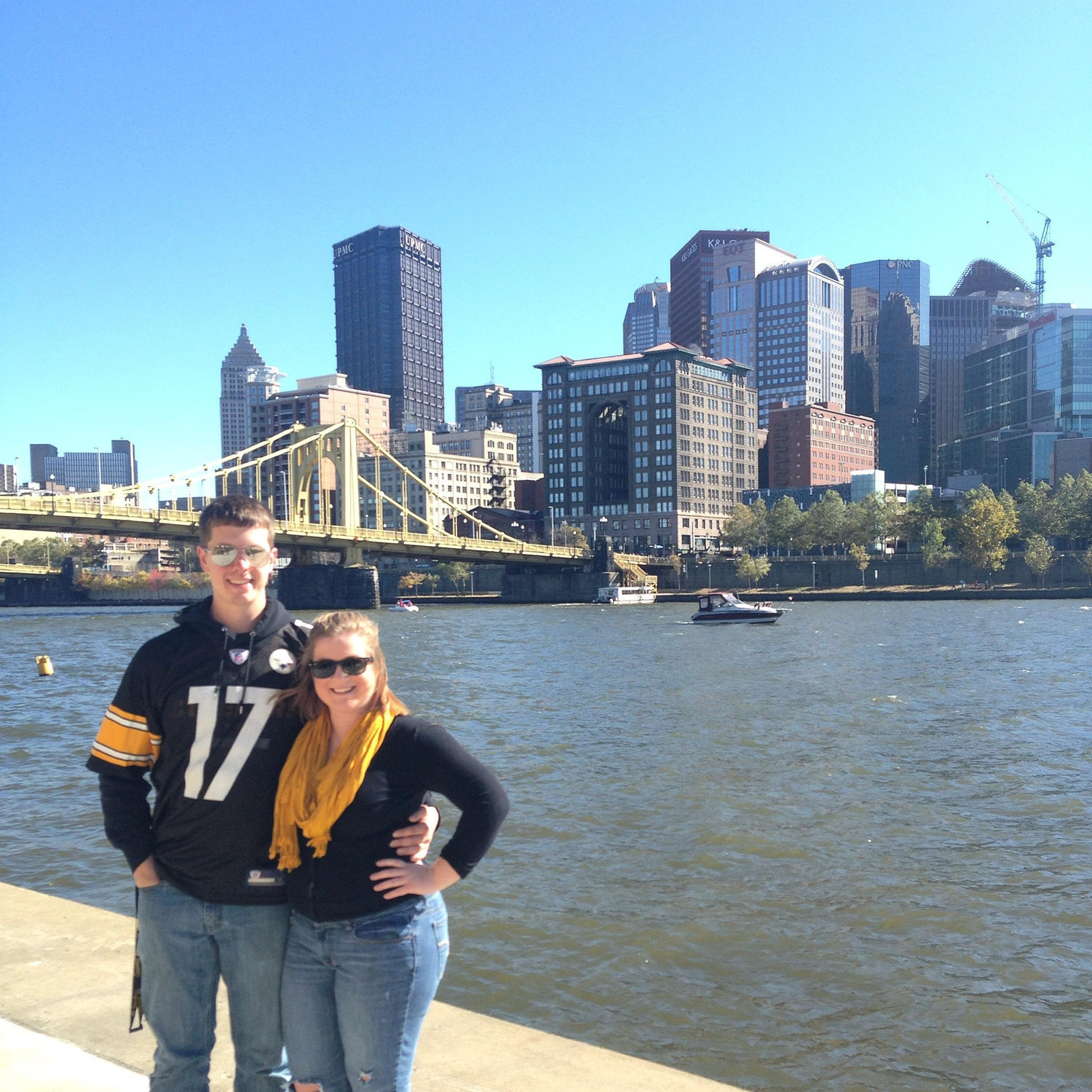 Our first Steelers game in Pittsburgh, 2015!