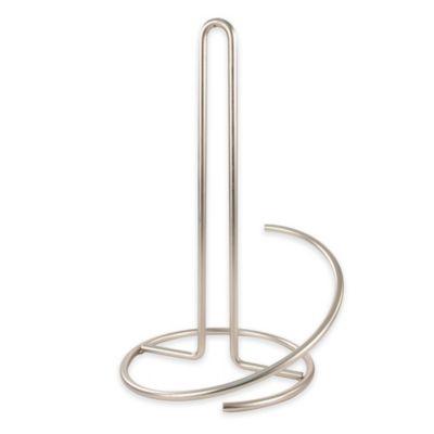 Spectrum Euro Supreme Paper Towel Holder in Satin Nickel