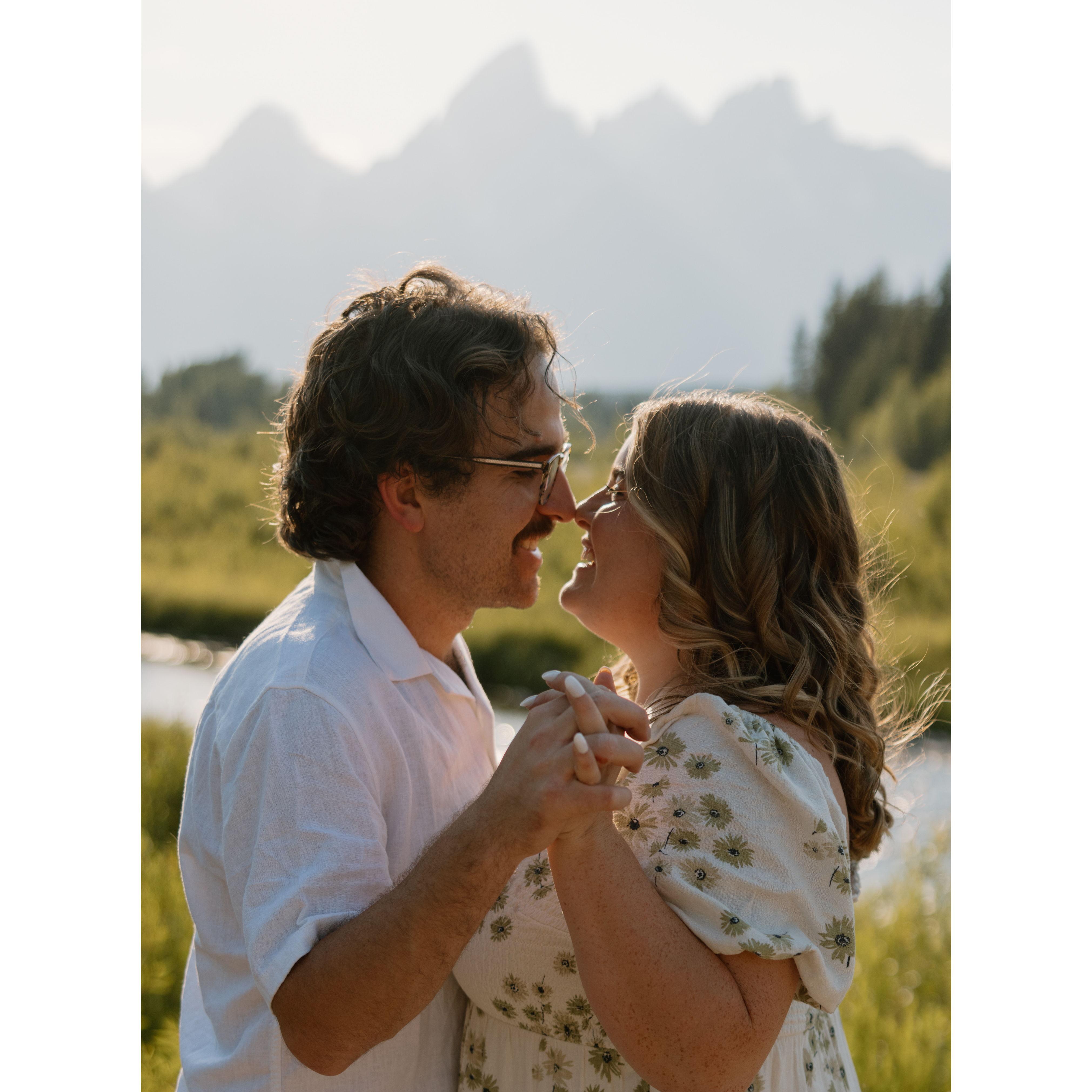Our magical engagement session at Teton National Park!