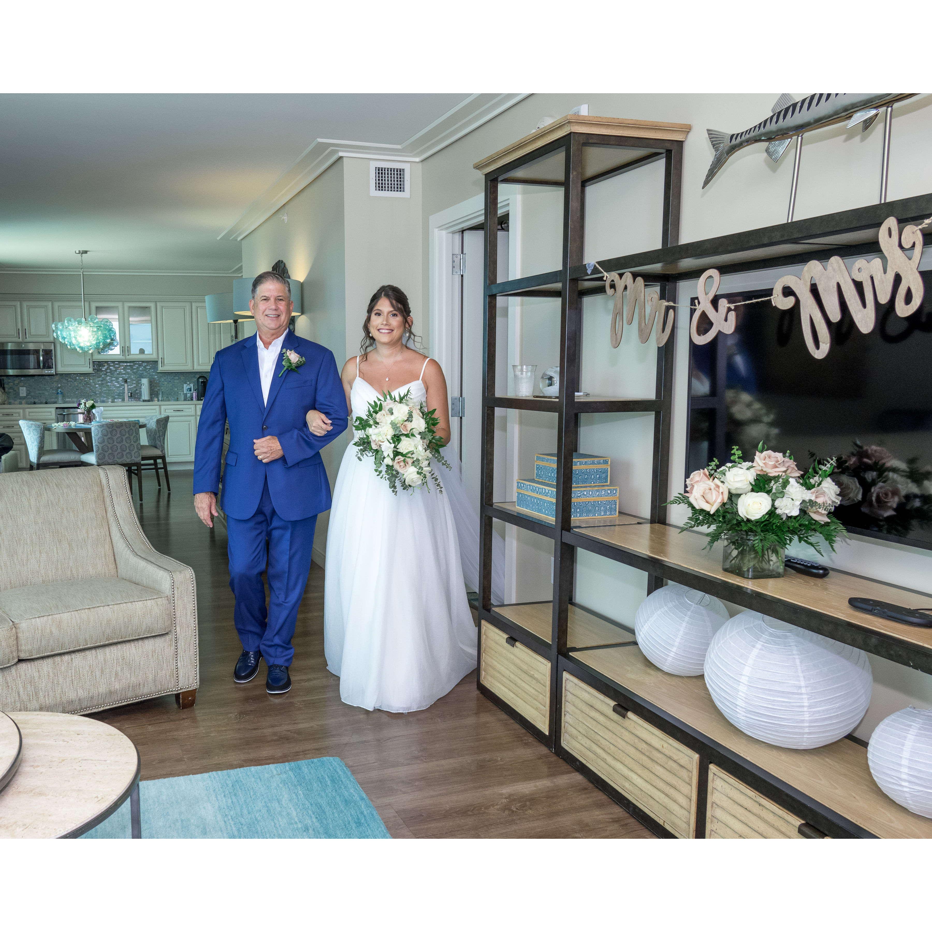 Bride entrance