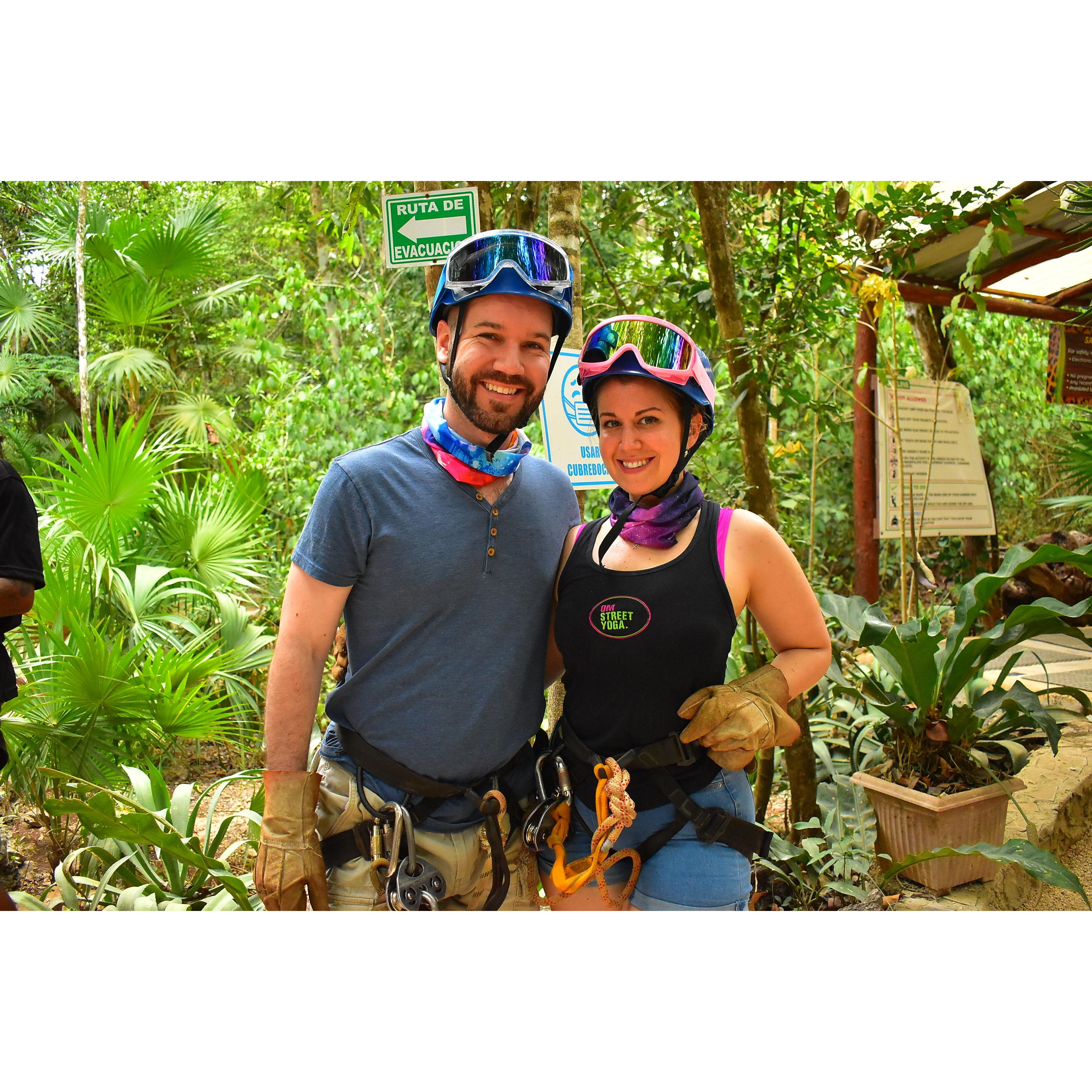 Ziplining in Mexico