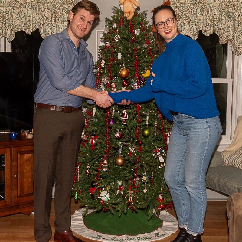 A business friendly Christmas portrait. 2023