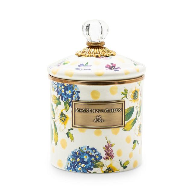 Mackenzie-Childs Wildflowers Enamel Canister, Small