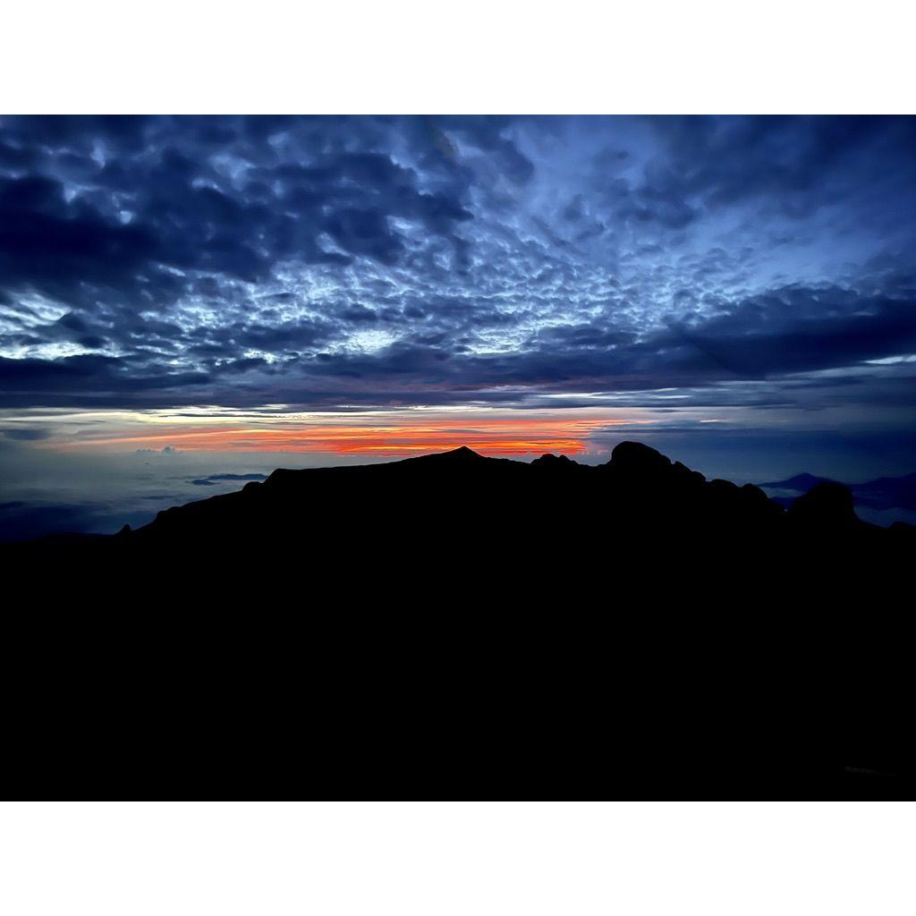 Sunrise on Mt. Kinabalu, July, 2022