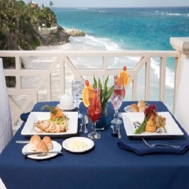 Dining at L'Azure Restaurant at The Crane