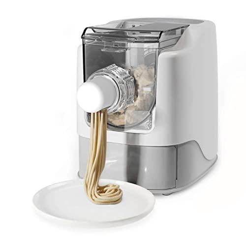 Razorri Electric Pasta and Ramen Noodle Maker - Make 1 Pound of Homemade Noodles in 10 Minutes or Less - 13 Noodle Shapes to Choose - Make Spaghetti, Fettuccine, Penne, Macaroni, or Dumpling Wrappers
