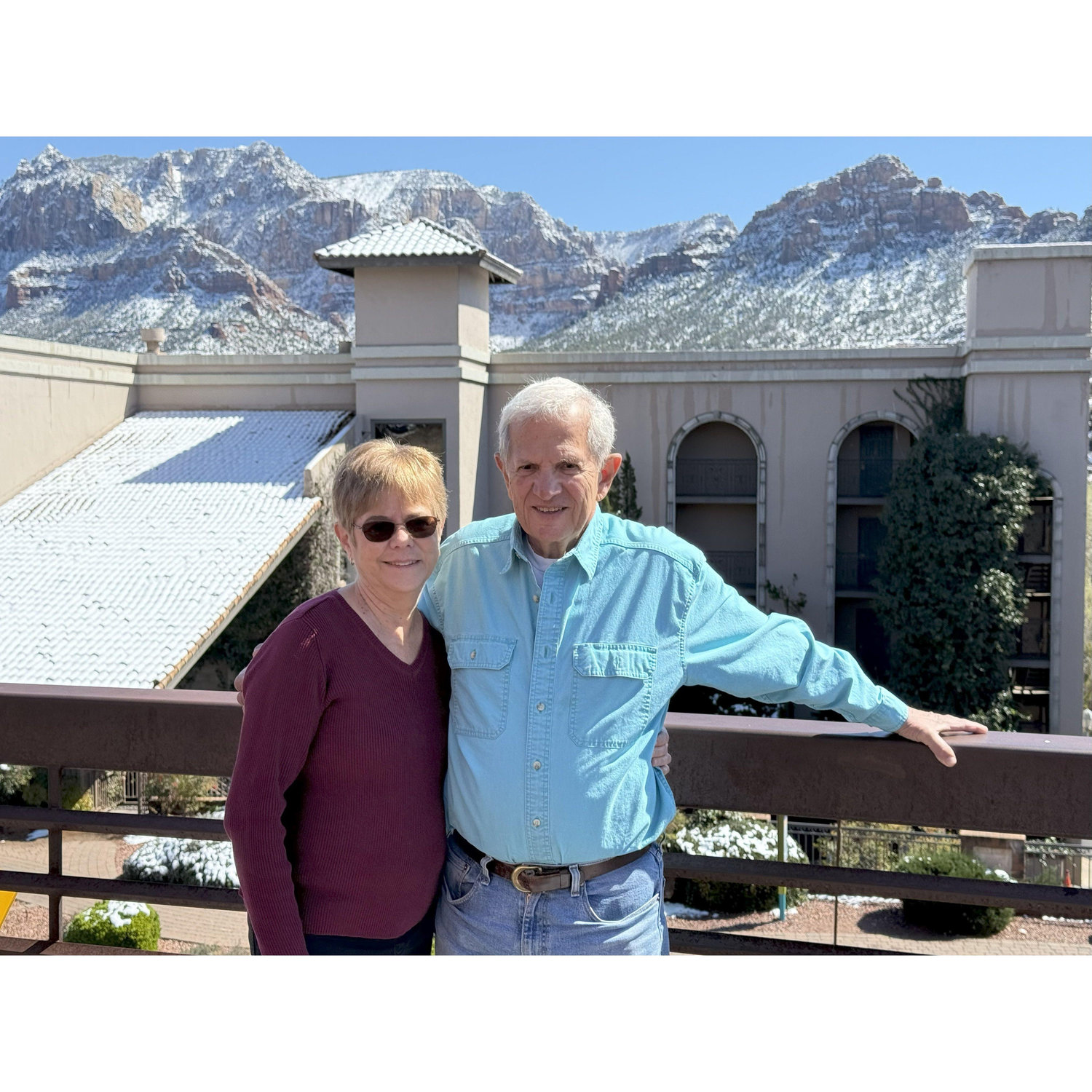 Snowy in March. Sedona, 2025