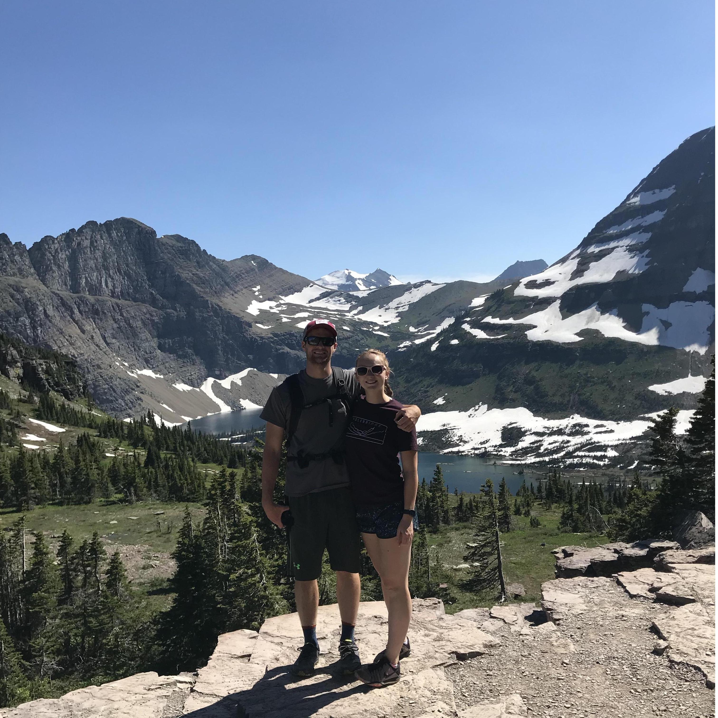 The view was great, but the mountain goats you don't see in this photo were better.