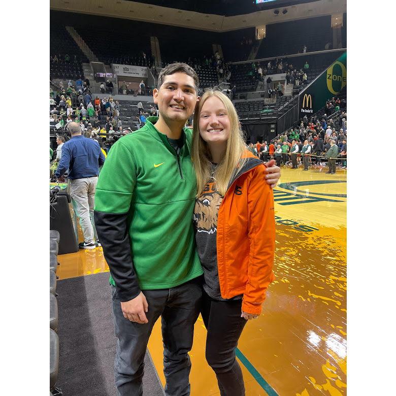 Courtside seats! Beavs will get 'em next time.