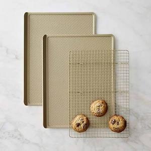 Williams-Sonoma Goldtouch Nonstick 3-Piece Cookie Bakeware Set | Williams Sonoma - Cookie Sheets - Baking Sheets - Bakeware