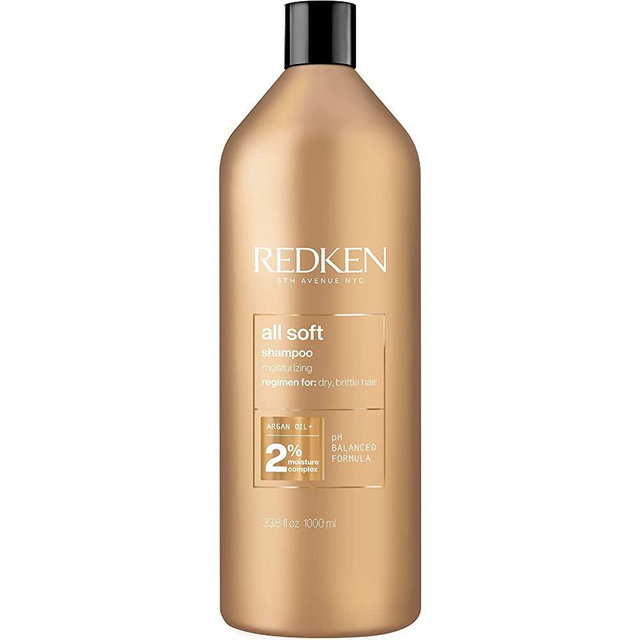 Redken All Soft Shampoo | For Dry/Brittle Hair | Provides Intense Softness and Shine | With Argan Oil