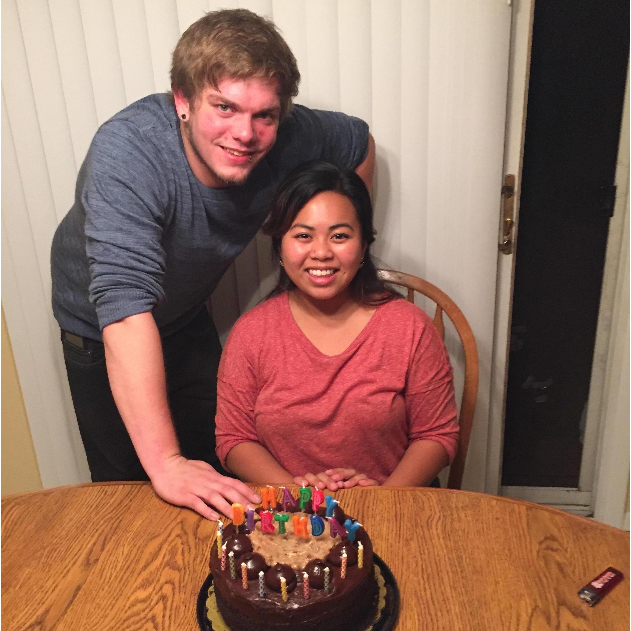 We've spent our 20th-26th birthdays together, and many more to come!