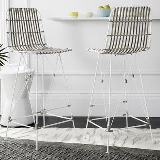 Minerva Wicker Bar Stool, Set of 2