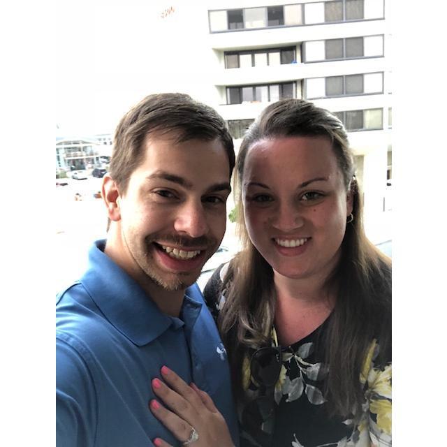 We were in Ocean City, MD going to one of our favorite restaurants, Liquid Assets, during our trip when we became engaged.