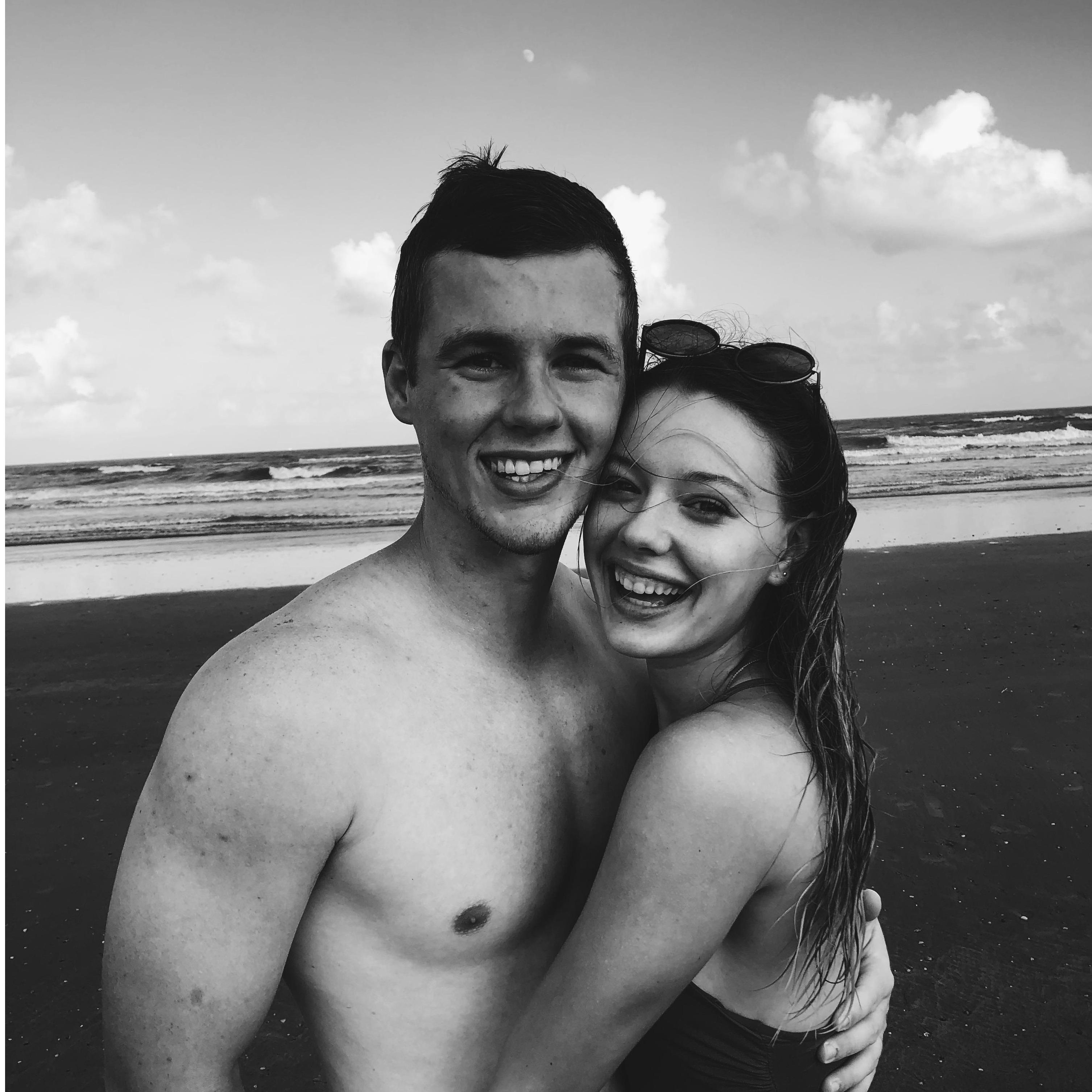 Adam and Marisa in Galveston!