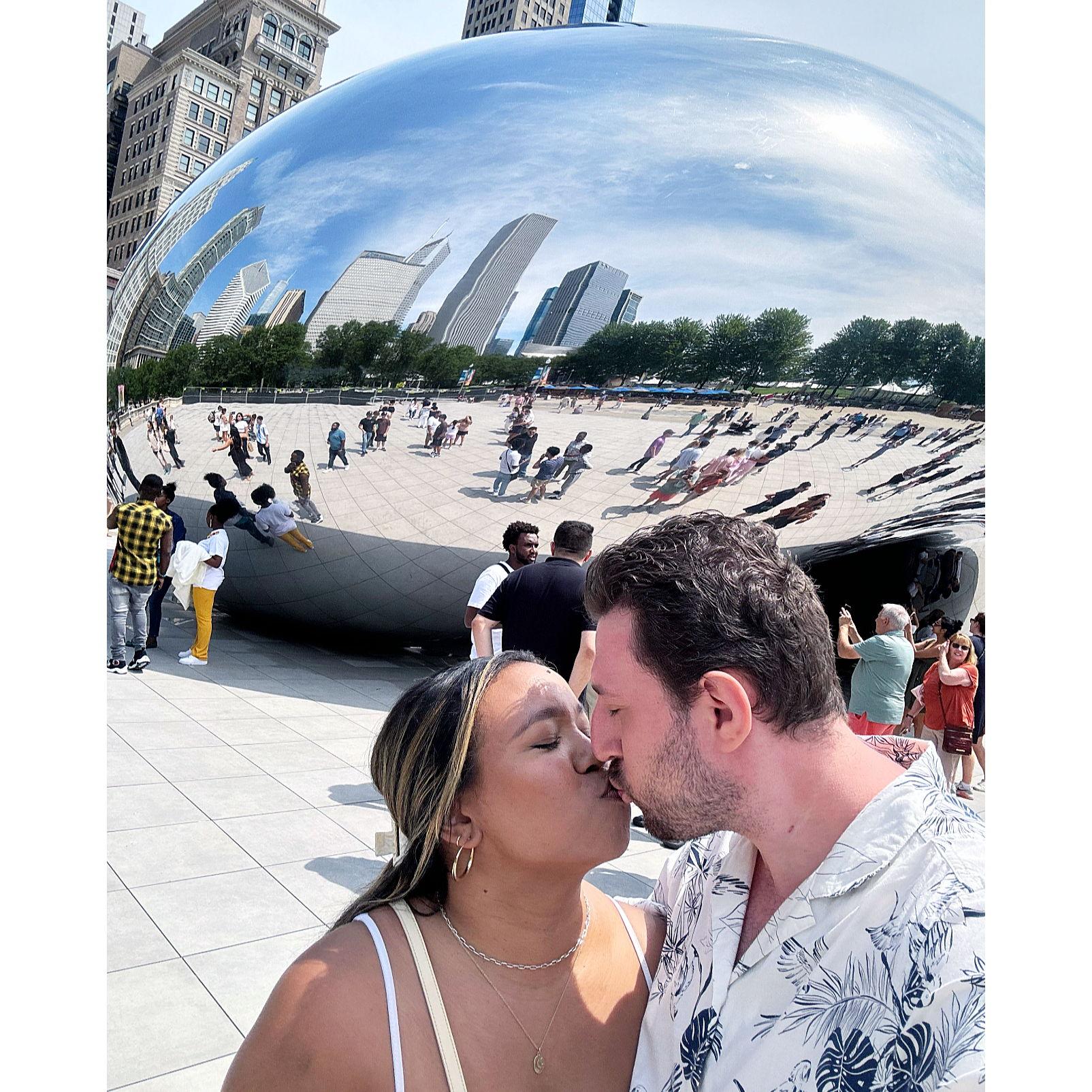 @ The Bean of Millennium Park in Chicago, IL