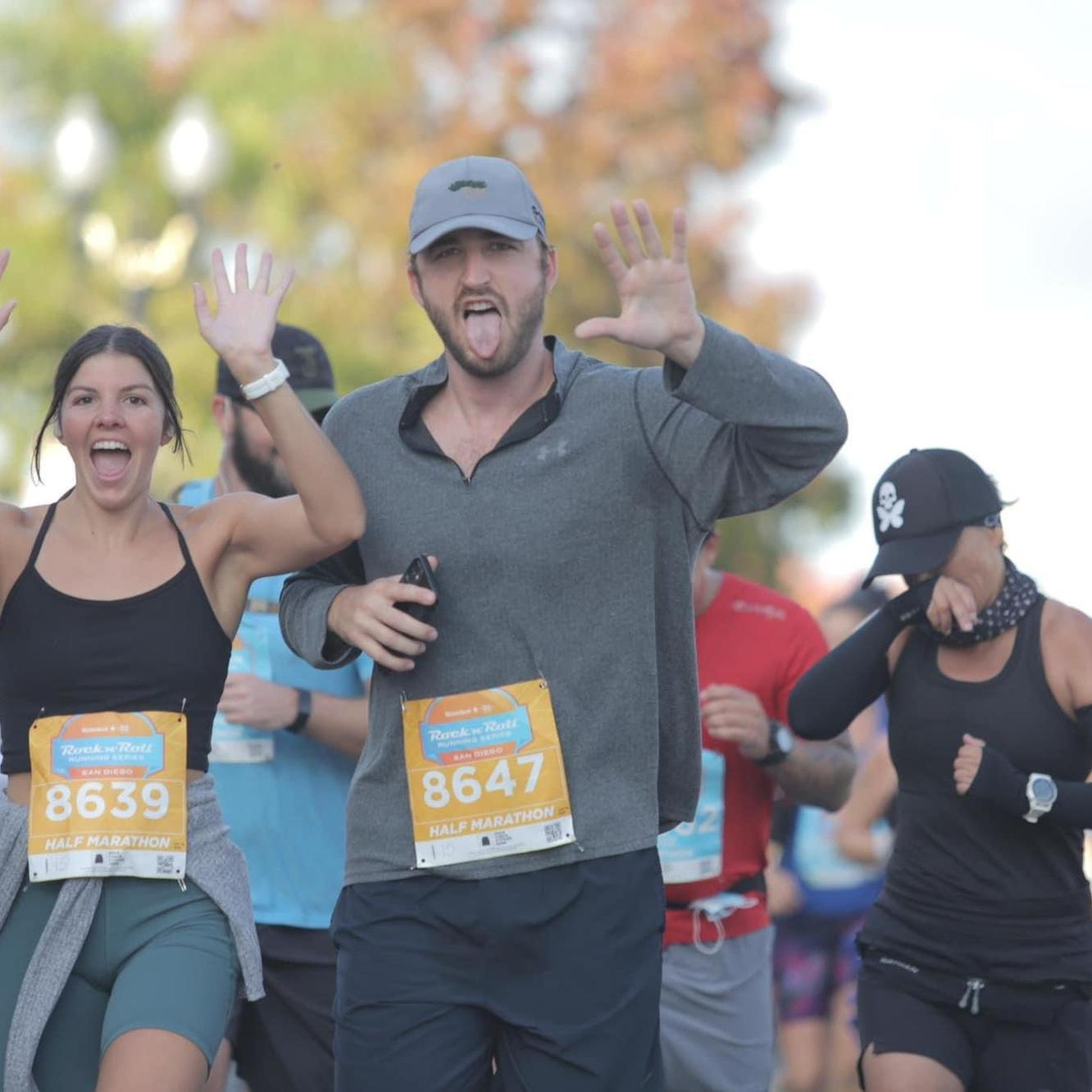 Our first half marathon!