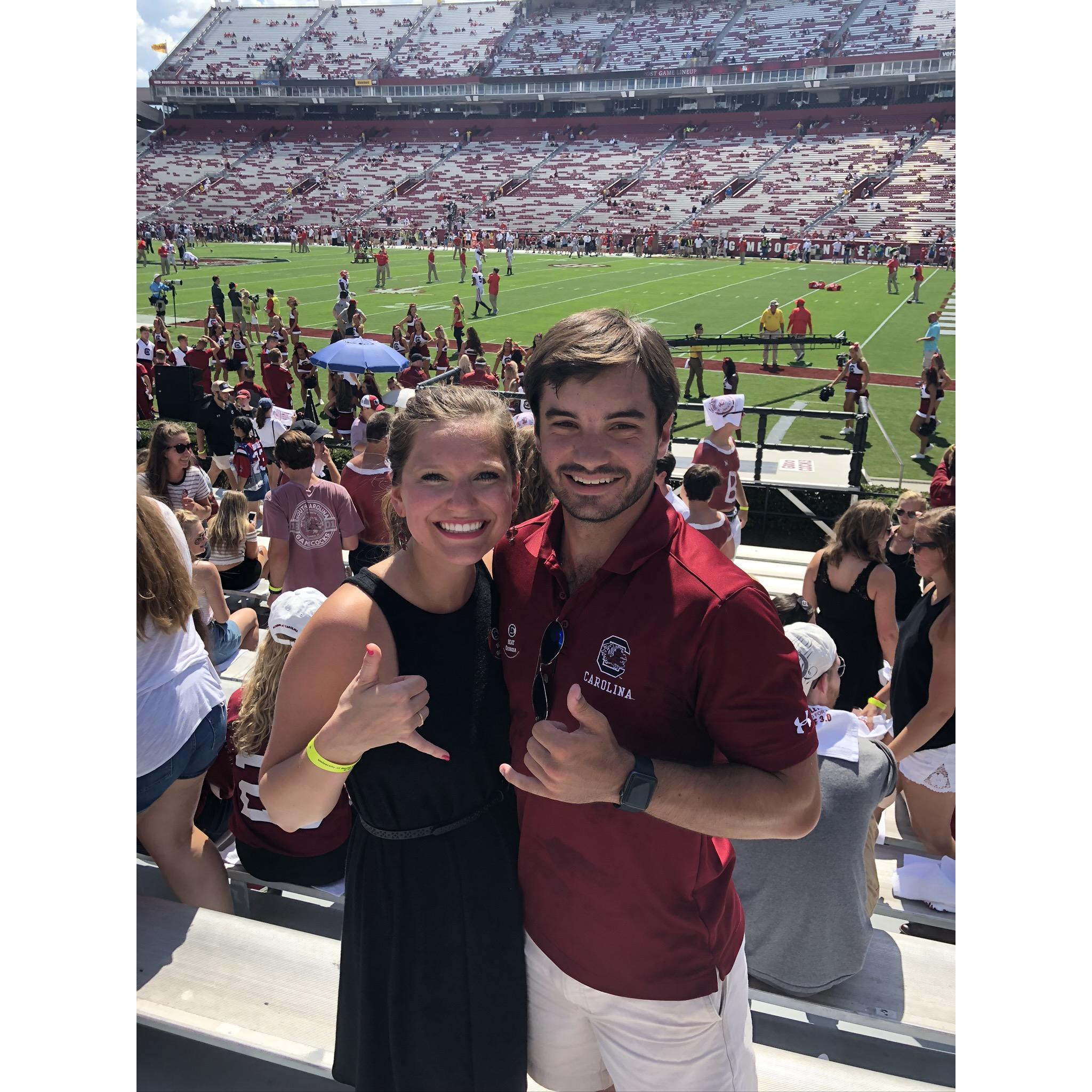 Bonded over the Gamecocks and made so many sweet memories at USC