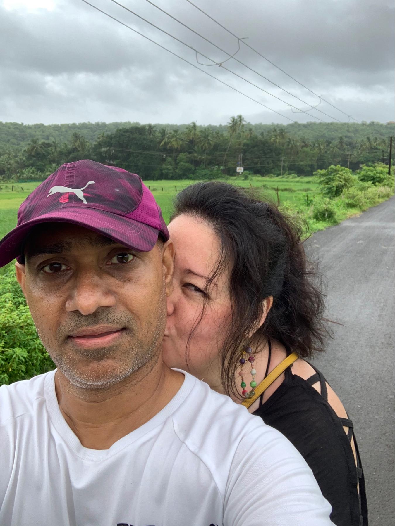 We were lost in the middle of nowhere, on a ‘bike’ (motorcycle) during monsoon season and it was raining off and on BUT I was still so very happy to be there😀😀❤️