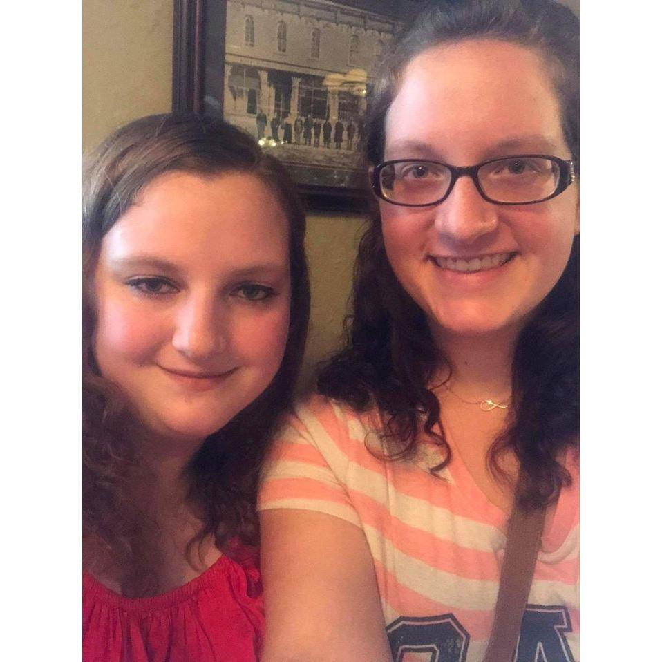 My beautiful sister and I