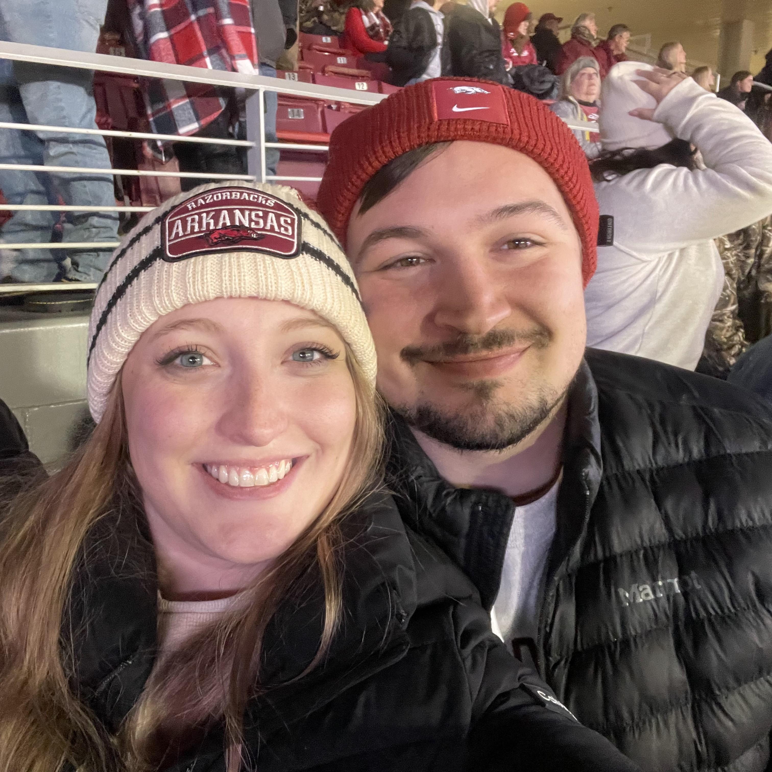 First Razorback game together