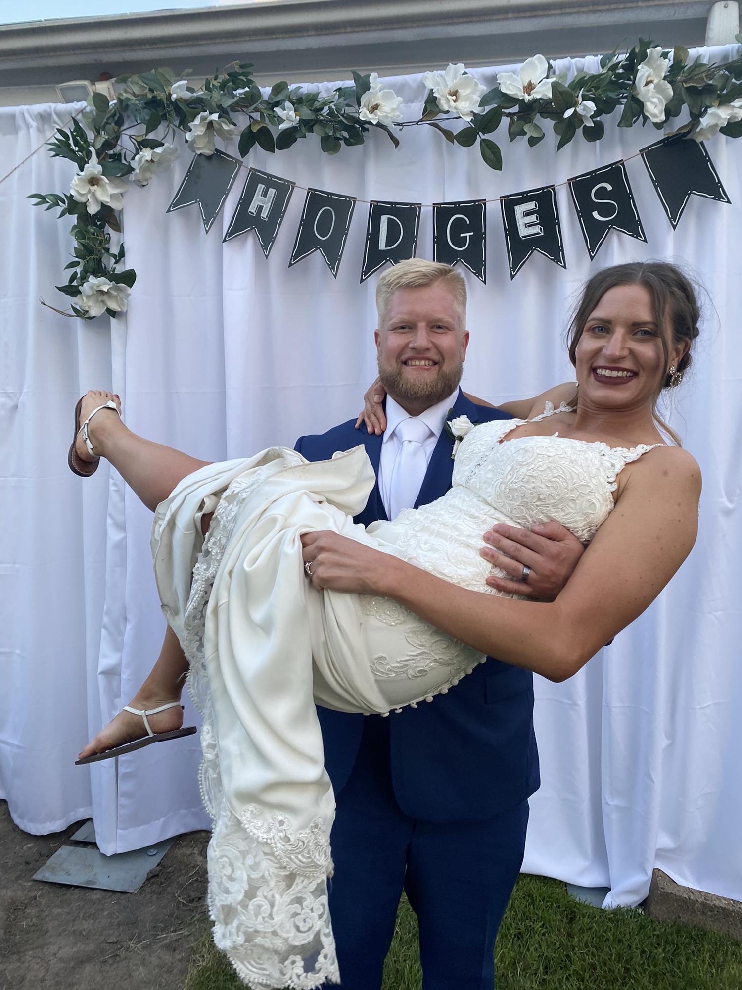 Backyard reception, June 2020