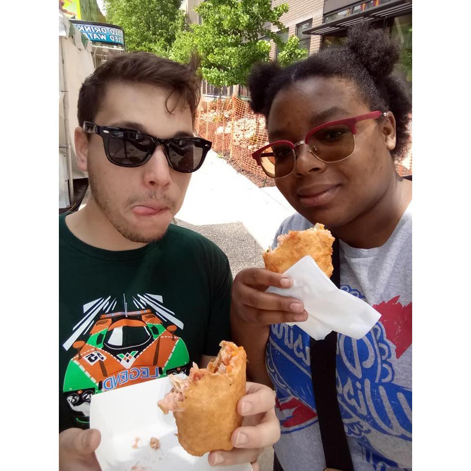 Our first trip to Allentown Festival - Our one and only taste of a Deep Fried Taco!