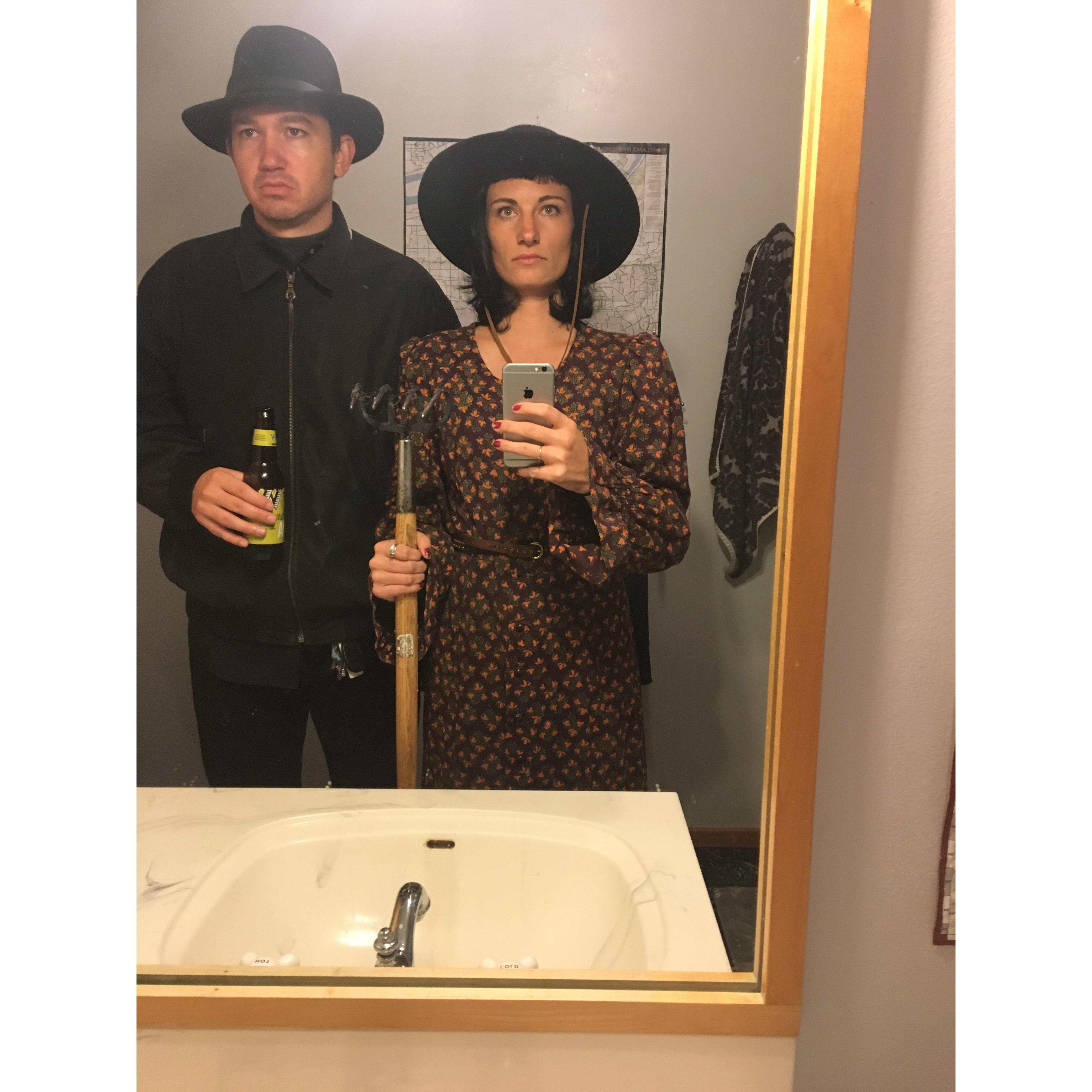 Halloween 2017 American Gothic.