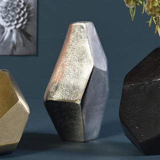 Nickel Liv Faceted Vase