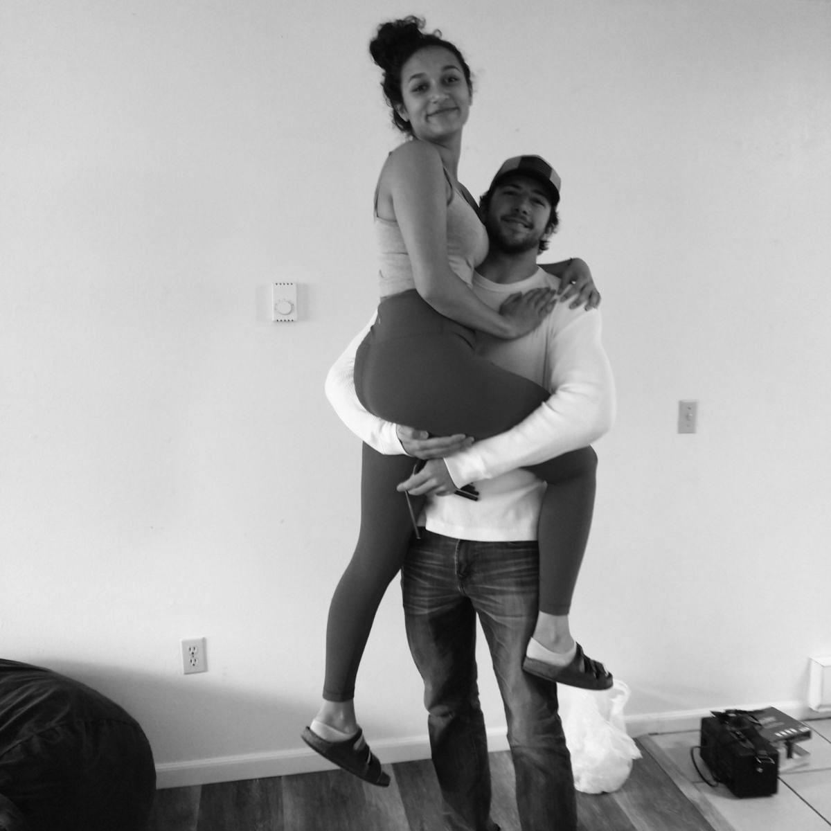 Our first apartment together, move in day!