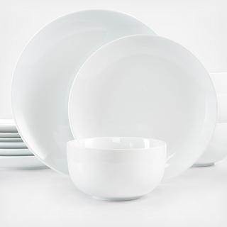 The Cellar - 12-Piece Coupe Dinnerware Set, Service for 4