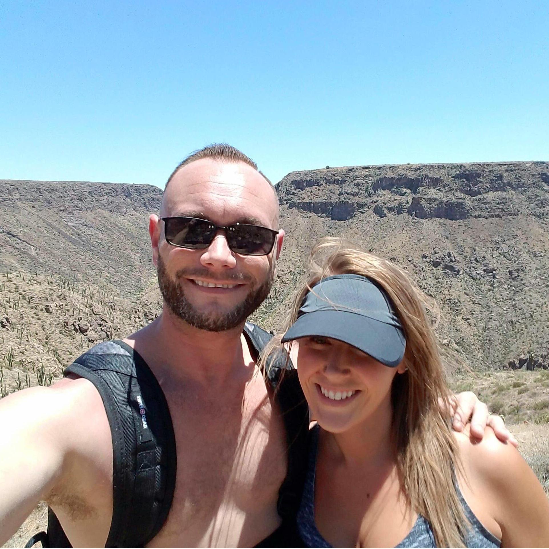 Hiking outside of Black Canyon City