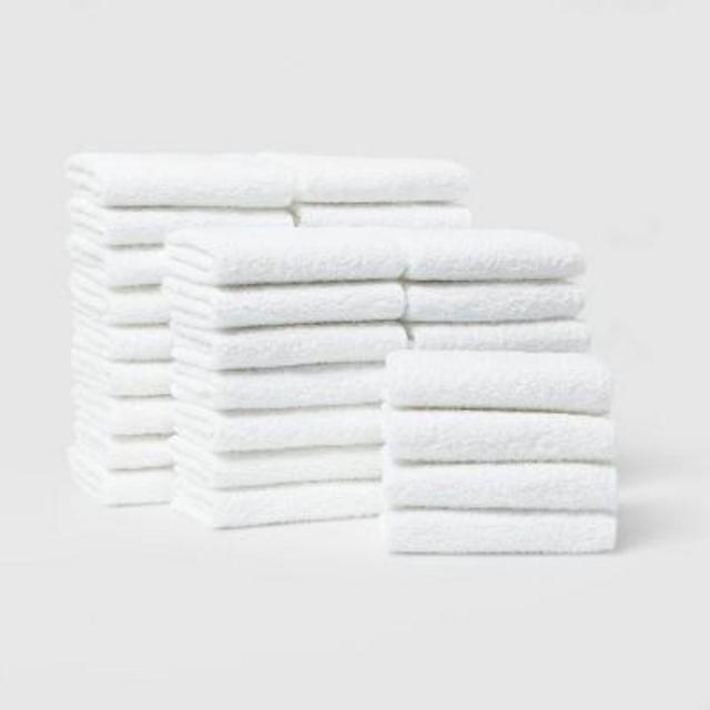 Wash Cloth Bundle - Room Essentials™ (White, 36 Pack)