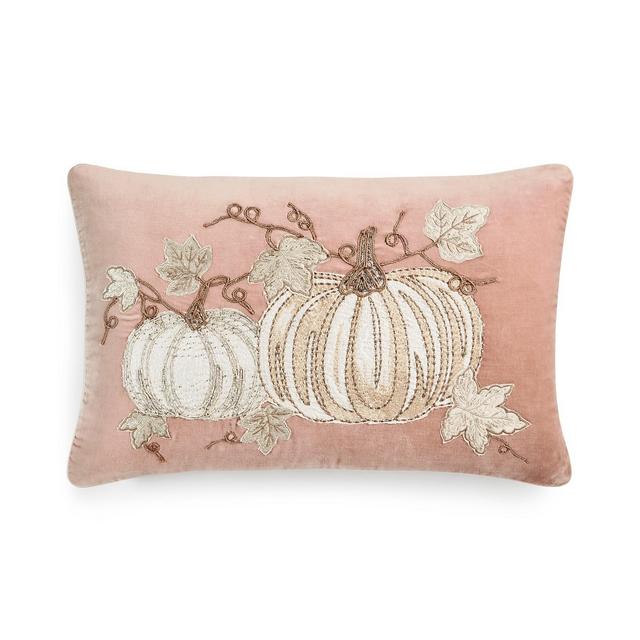 Home Design Studio Pumpkin Patch 14" x 20" Decorative Pillow, Created for Macy's