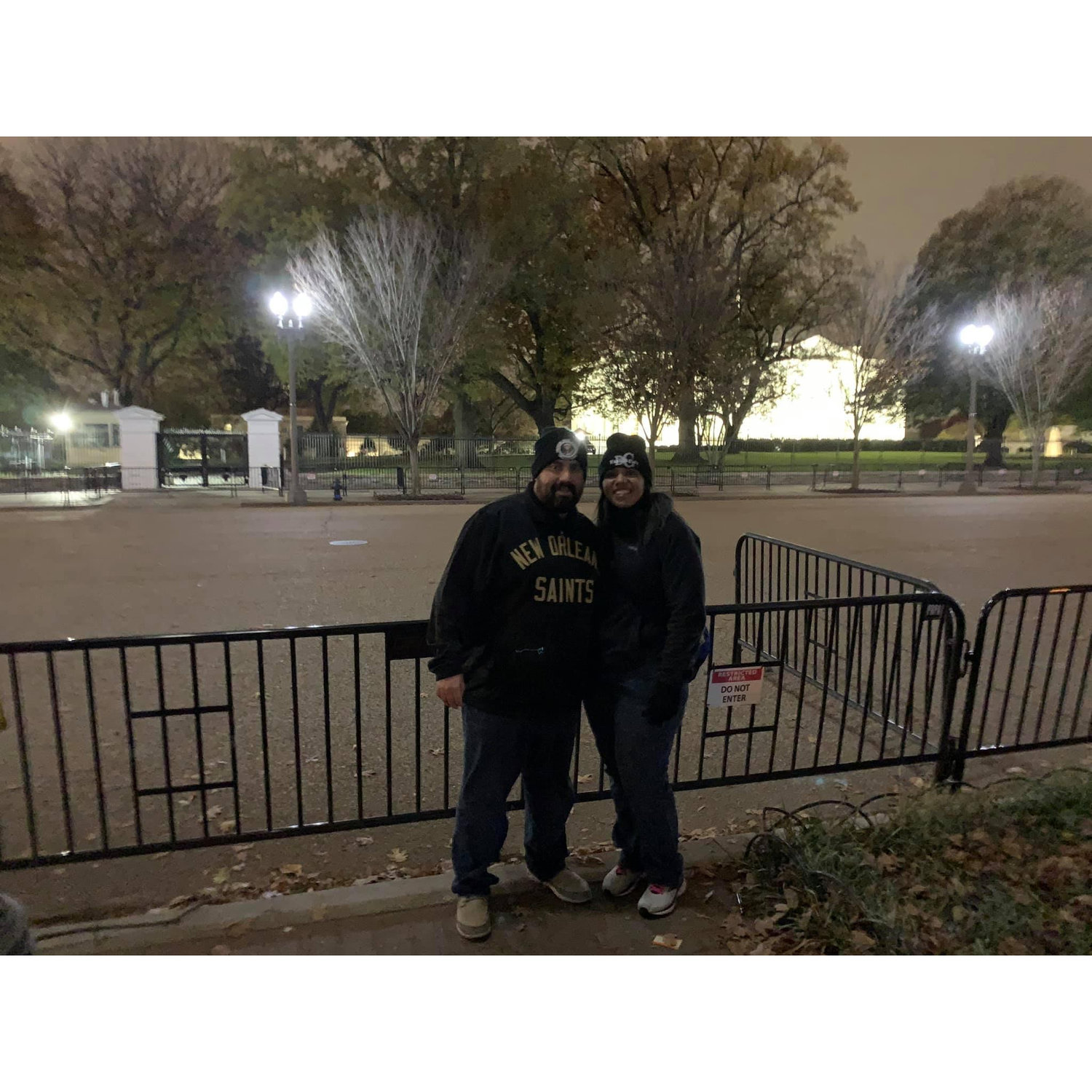 White House as the background