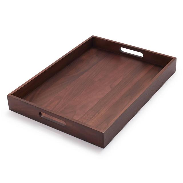 Walnut Serving Tray, 19" x 14"
