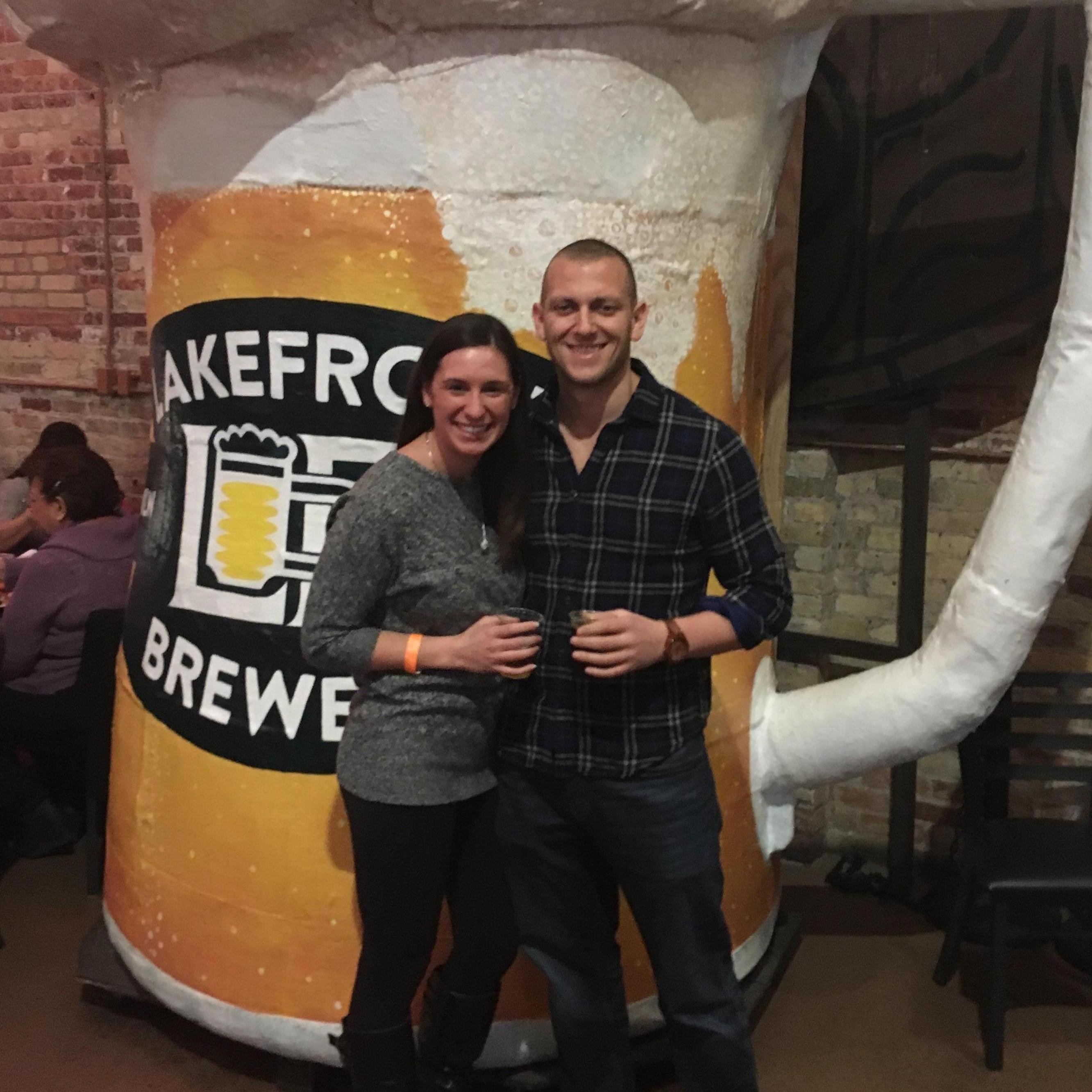 One of our first dates!