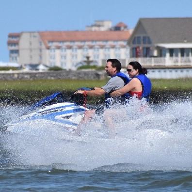 Jet skiing in Wildwood, NJ, June 2021
